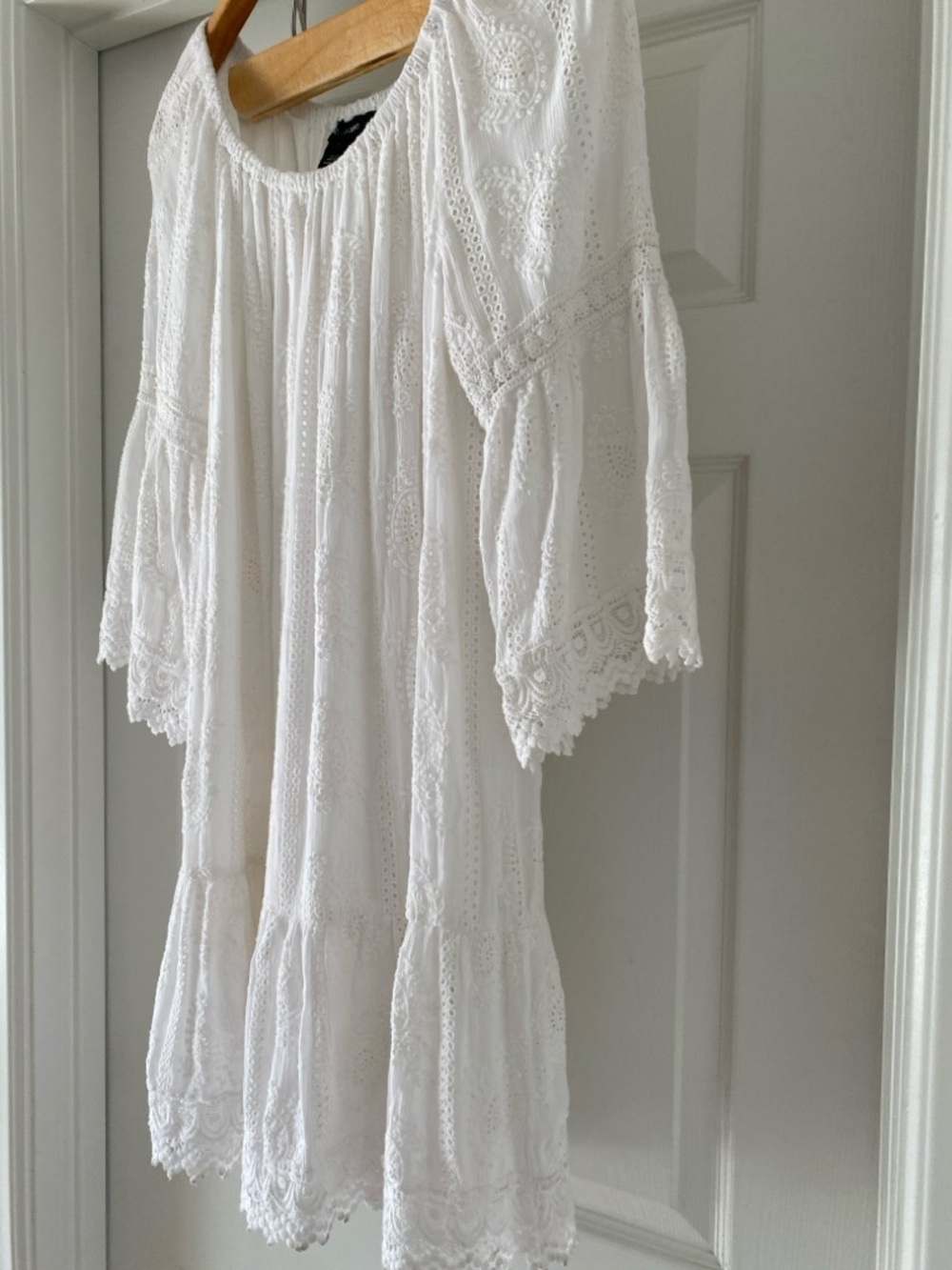 Karen Kane White Eyelet Dress - Picture 2 of 8